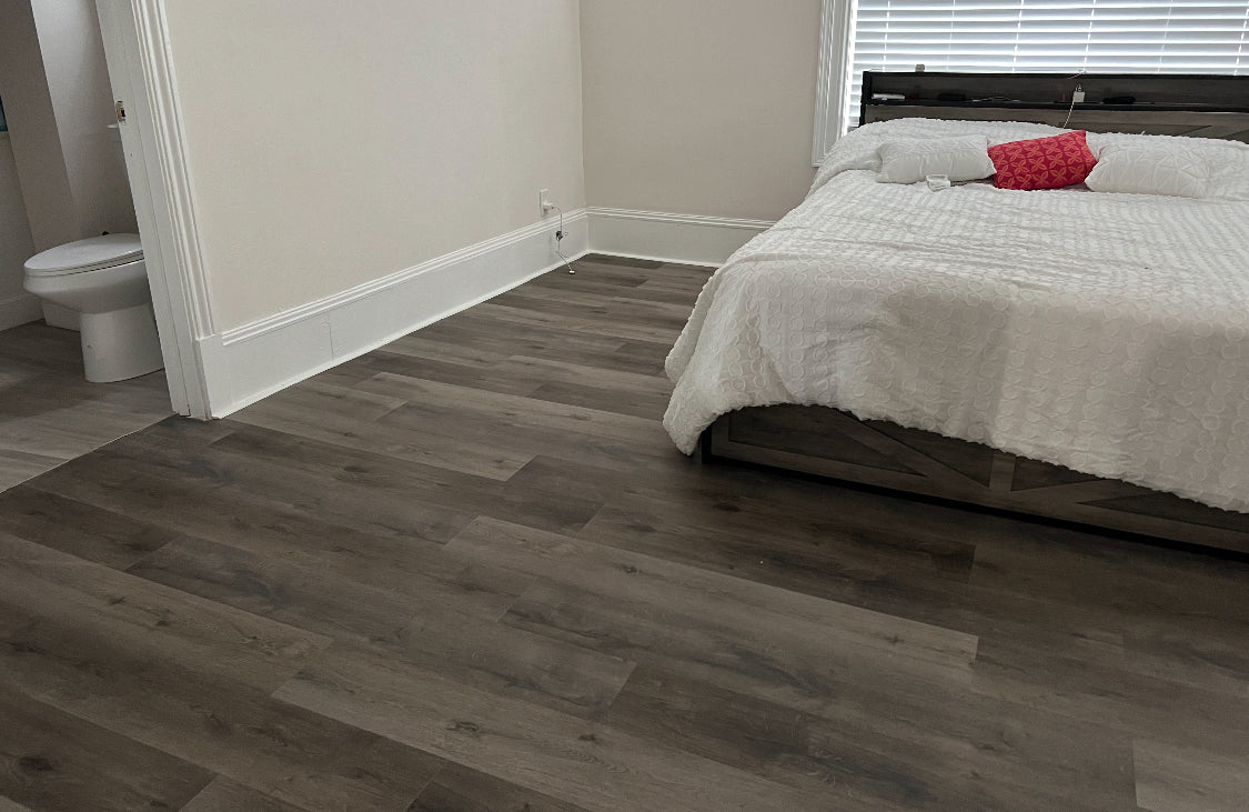Bellaire 20 mil Luxury Vinyl Plank Flooring - Hawthorne Gray $1.99/sqft