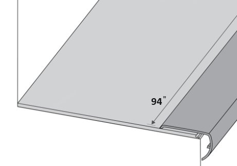 Summer Sand Vinyl Stair Nose (94in)