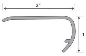 Summer Sand Vinyl Stair Nose (94in)
